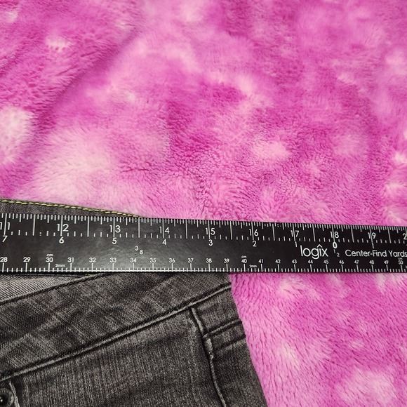 Volcom Women's Size 7 Skinny Jeans Washed Black Charcoal Denim Mid Rise - Picture 11 of 15